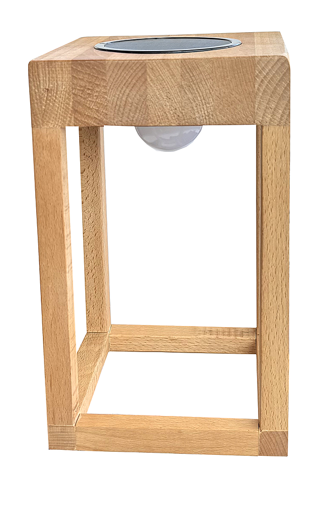 Lampe de table en bois 20cm